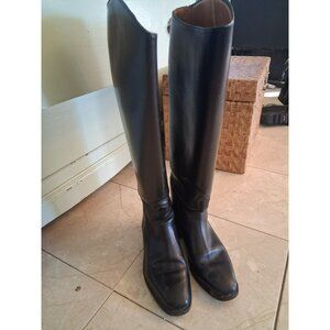 Cavallo Sz 36/6 US Tall Black Leather Equestrian Riding Boots